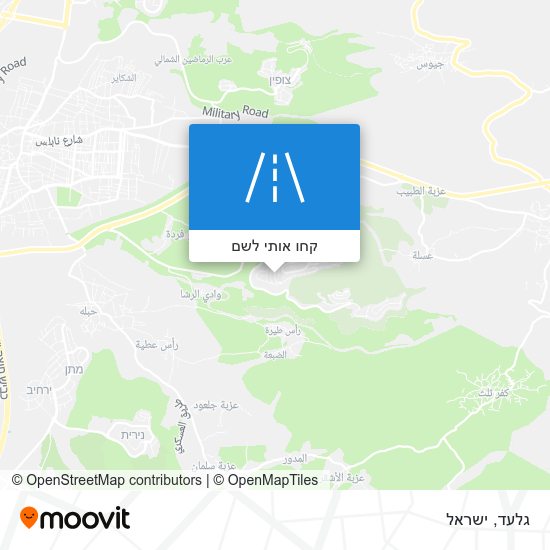 מפת גלעד