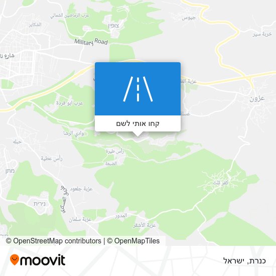 מפת כנרת