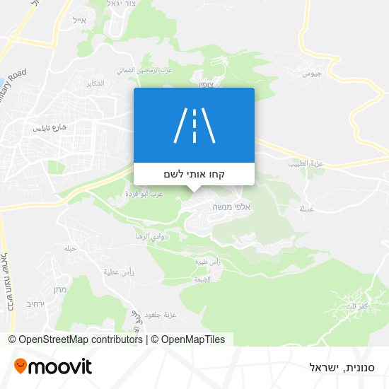 מפת סנונית