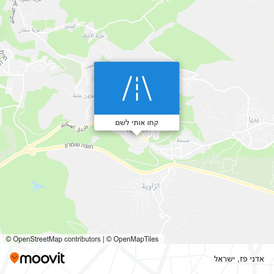 מפת אדני פז