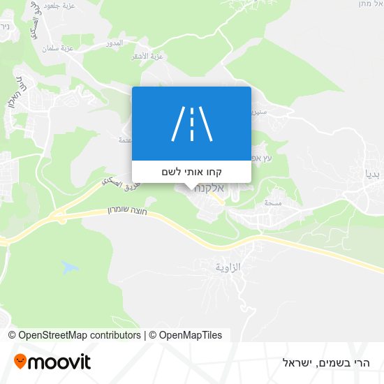 מפת הרי בשמים
