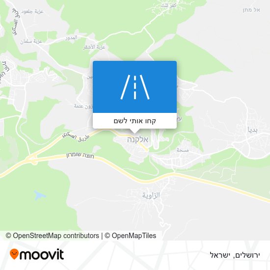 מפת ירושלים