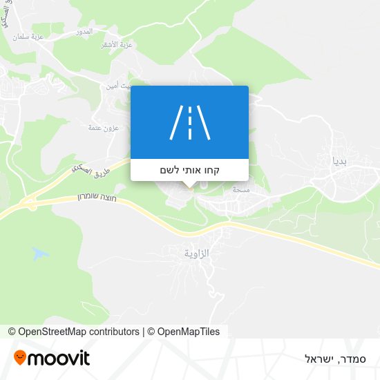 מפת סמדר