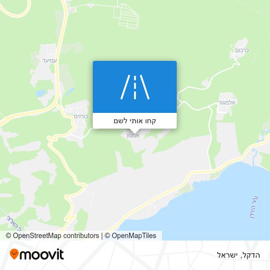 מפת הדקל