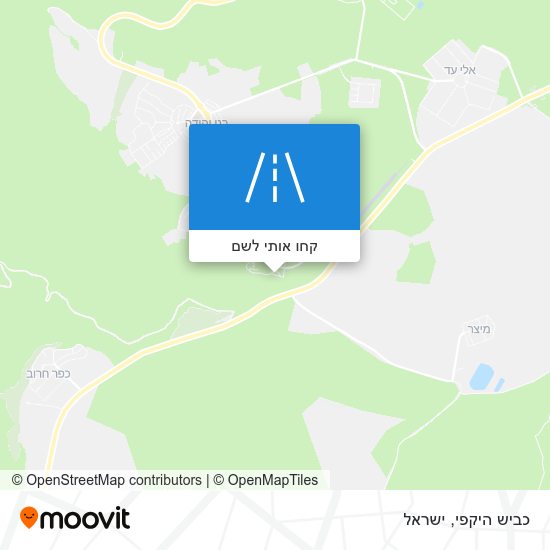 מפת כביש היקפי