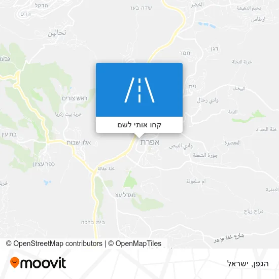 מפת הגפן
