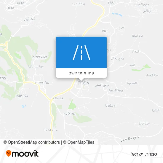 מפת סמדר