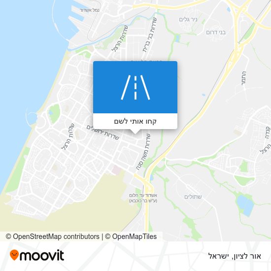 מפת אור לציון