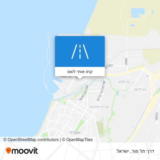 מפת דרך תל מור