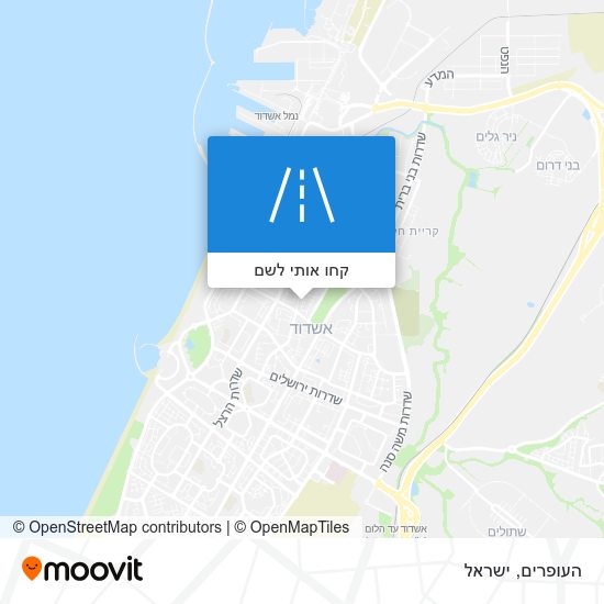 מפת העופרים