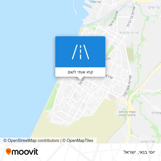 מפת יוסי בנאי
