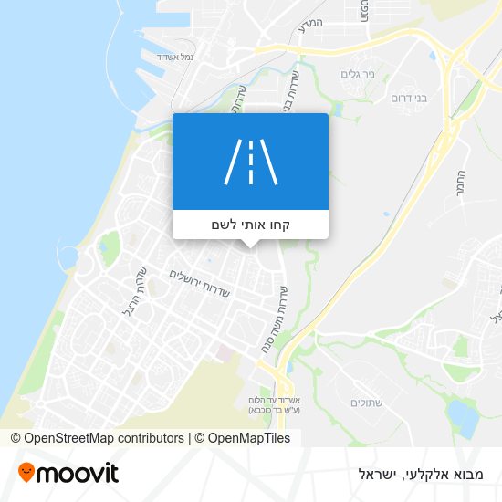 מפת מבוא אלקלעי