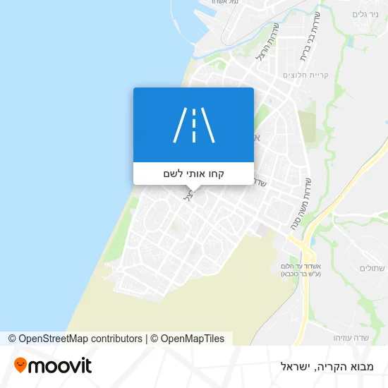 מפת מבוא הקריה