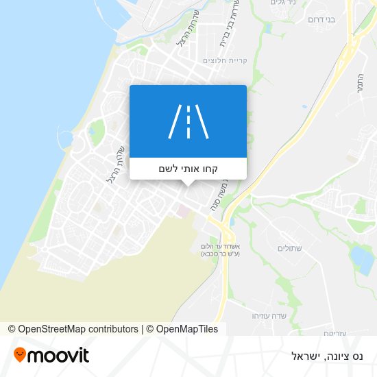 מפת נס ציונה
