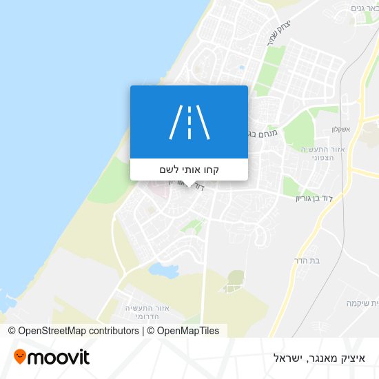 מפת איציק מאנגר