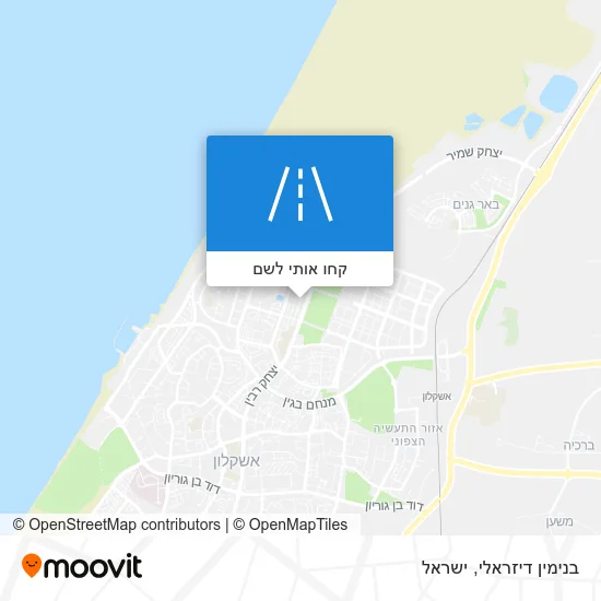 מפת בנימין דיזראלי