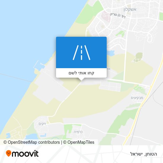 מפת הטוחן