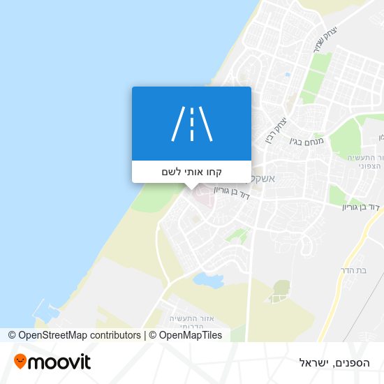 מפת הספנים