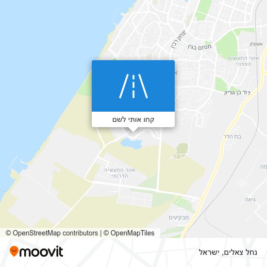 מפת נחל צאלים