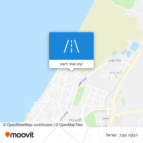 מפת רבקה גובר