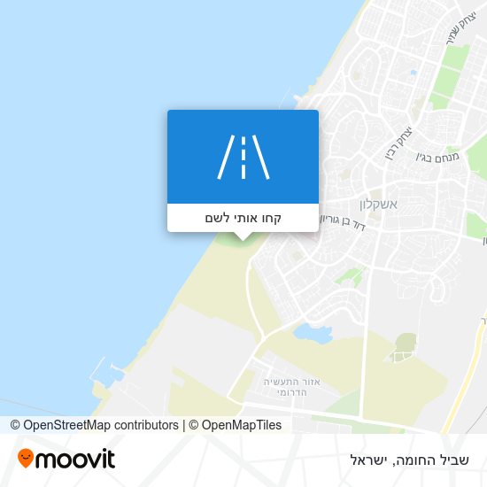 מפת שביל החומה
