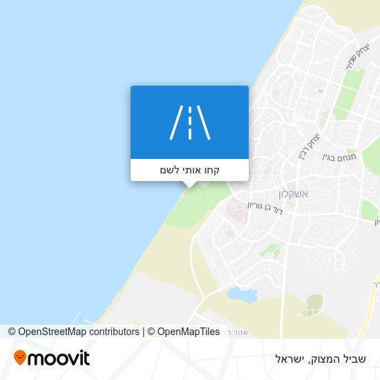 מפת שביל המצוק