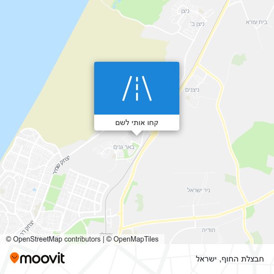 מפת חבצלת החוף