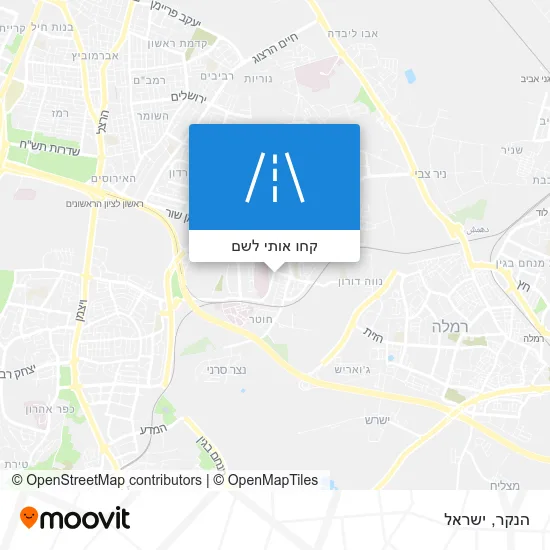 מפת הנקר