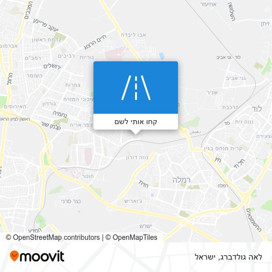מפת לאה גולדברג