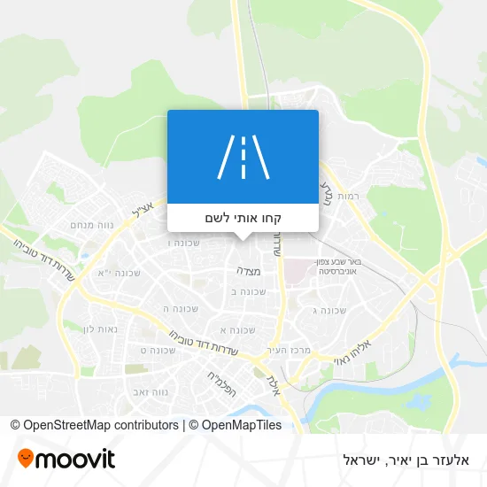 מפת אלעזר בן יאיר