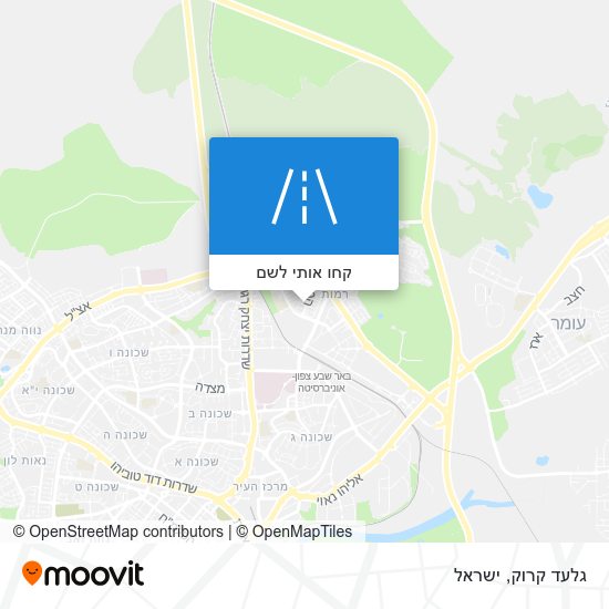 מפת גלעד קרוק
