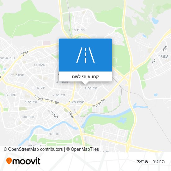 מפת הנוטר