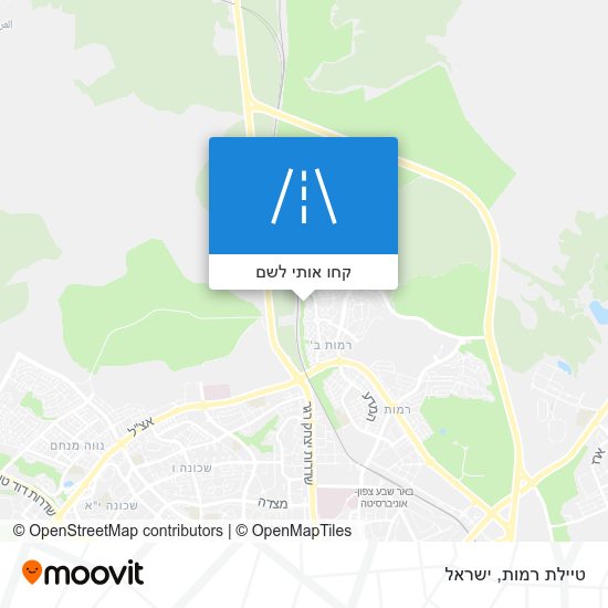 מפת טיילת רמות