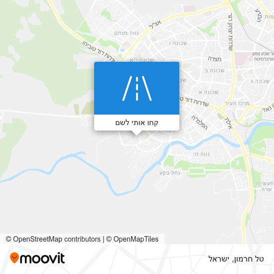 מפת טל חרמון