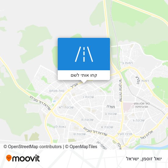מפת יואל זוסמן