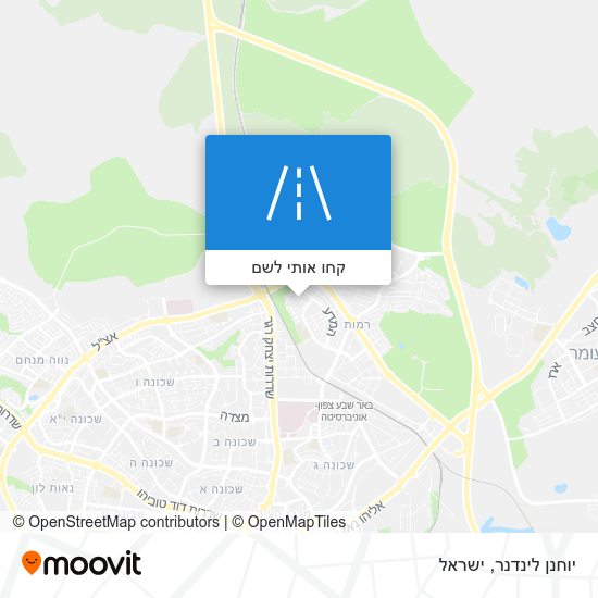 מפת יוחנן לינדנר