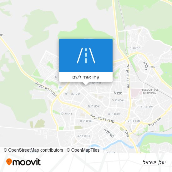 מפת יעל