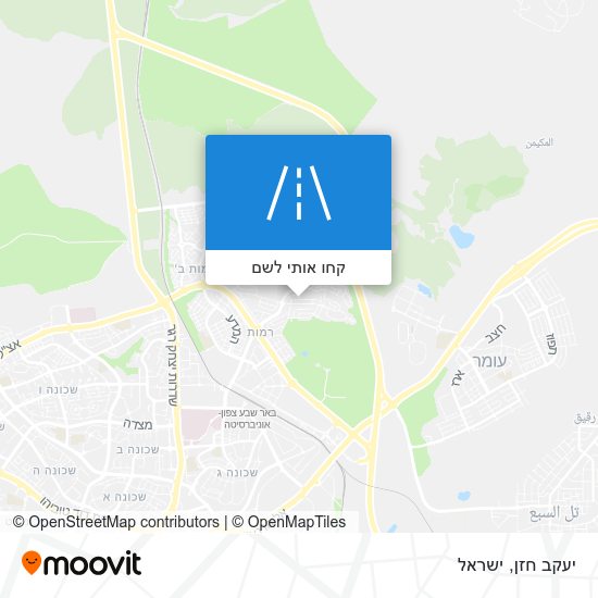 מפת יעקב חזן