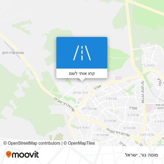 מפת מוטה גור