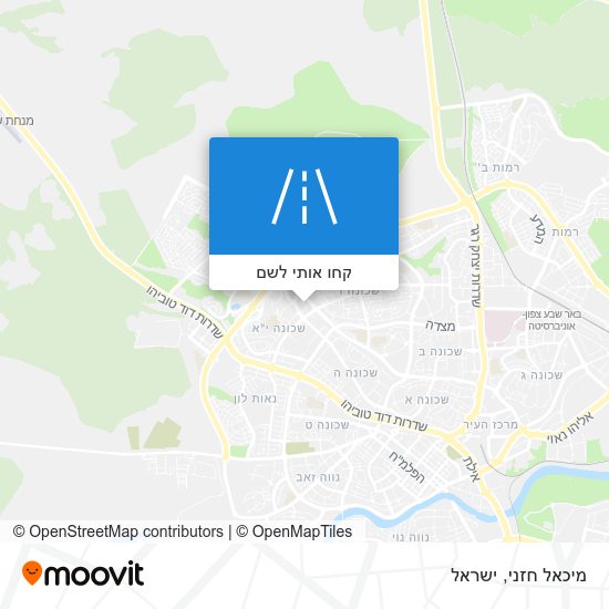 מפת מיכאל חזני