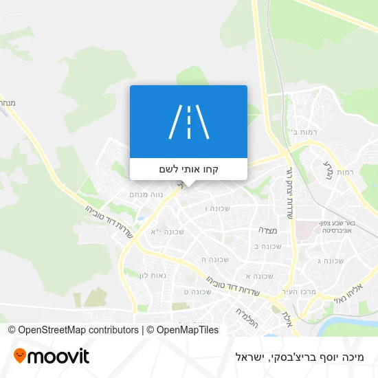 מפת מיכה יוסף בריצ'בסקי
