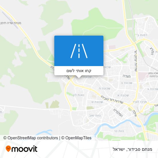 מפת מנחם סבידור