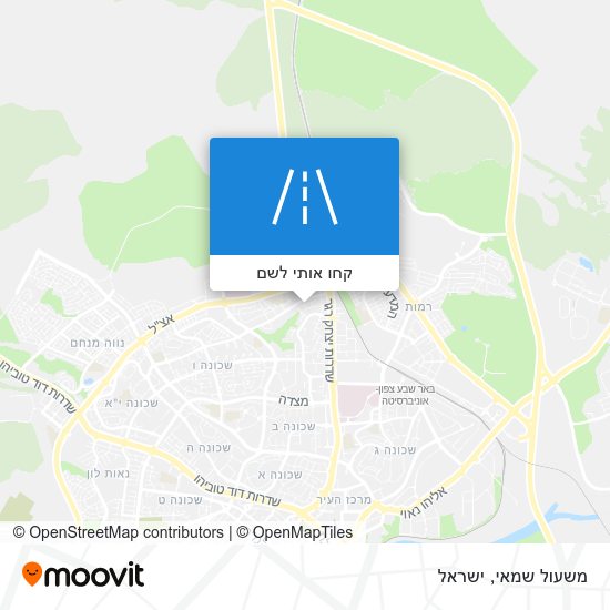 מפת משעול שמאי
