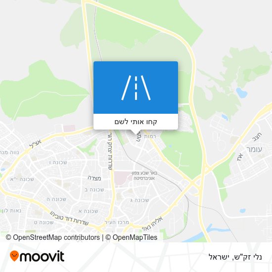 מפת נלי זק"ש