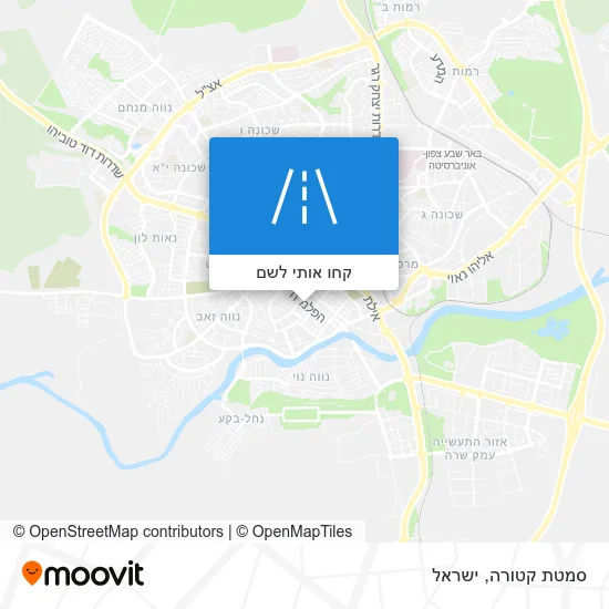 מפת סמטת קטורה