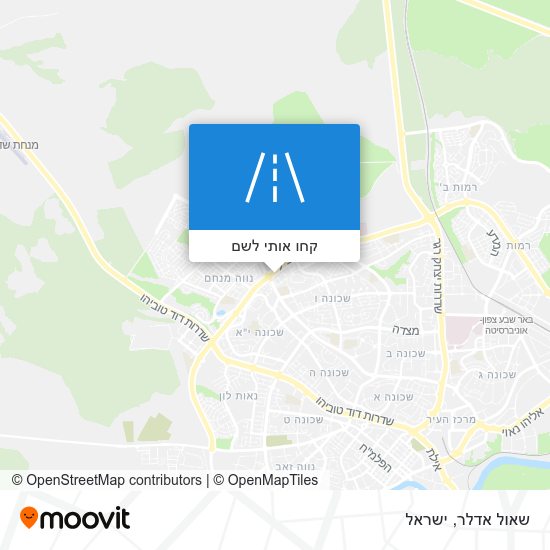 מפת שאול אדלר