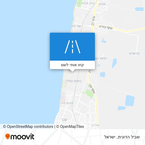 מפת שביל הדוגית