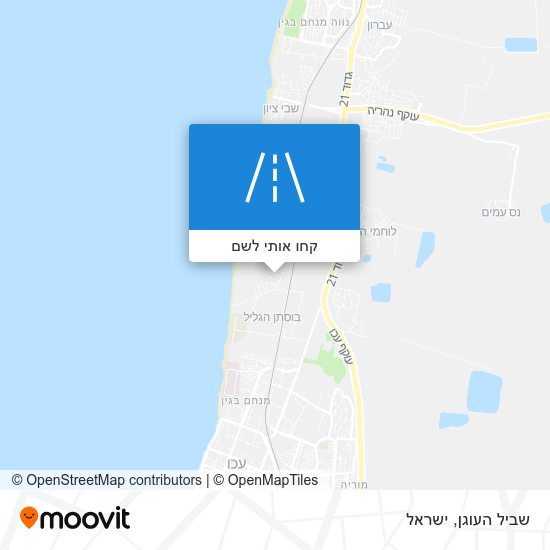 מפת שביל העוגן
