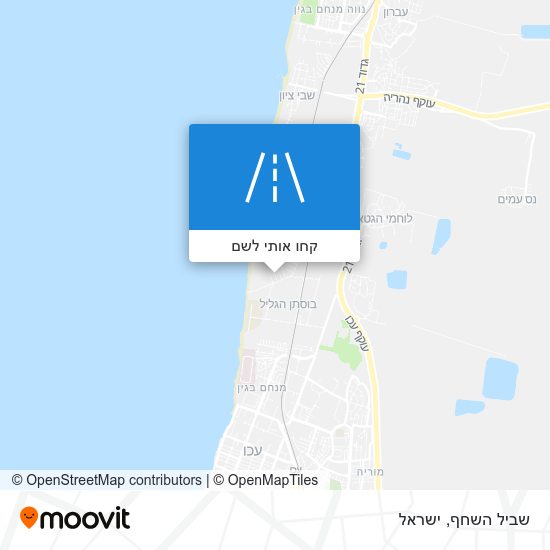 מפת שביל השחף