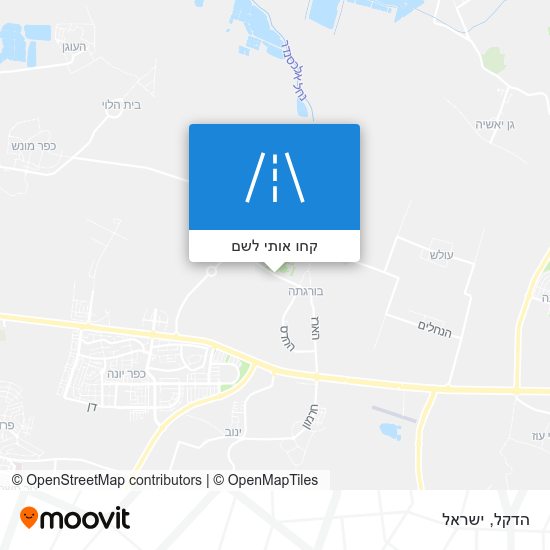 מפת הדקל